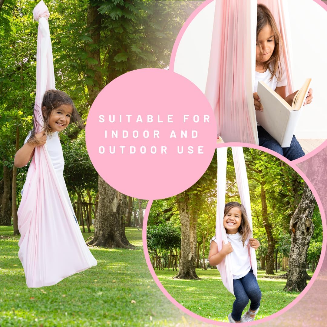 Double Layer Kids Sensory Swing Indoor & Outdoor | Therapy Swing | Sensory Swing for Adults | Hammock | Autism Swing | Special Needs | Reversible Cuddle Chair