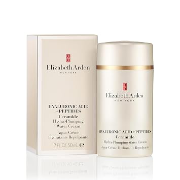 Elizabeth Arden Hyaluronic Acid Hydra-Plumping Water Cream, 1.7 oz | Lightweight gel-texture water cream with hyaluronic acid + peptides. Deeply hydrating, plumping and firming moisturizer.