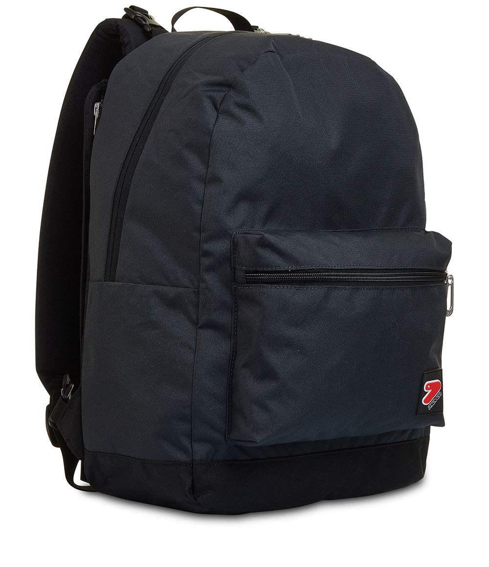 Seven Wende-Rucksack, aus nachhaltigem Stoff, Geräumige Schultasche für Teenager, Mädchen & Jungen, 2 Muster, für Schule, Sport&Freizeit, Doubleface; mit Kopfhörern, dunkelgrau, SMOKED CAMO