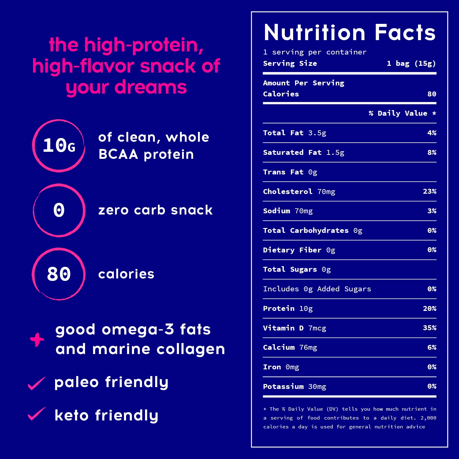 Crispy Salmon Skin Chips by GOODFISH Chili Lime, 8Pack WildCaught Alaskan Salmon Keto