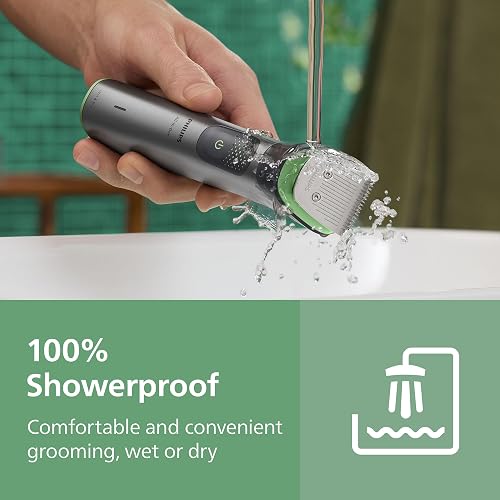 Philips Multigroom 7000 Series All-in-One 19-Piece Trimmer - Shaver and Clipper for Beard, Nose, Hair, and Body, Self-Sharpening Full Metal Blades, 26 Length Settings (0.5-20 mm), Model MG7962/30 - 9