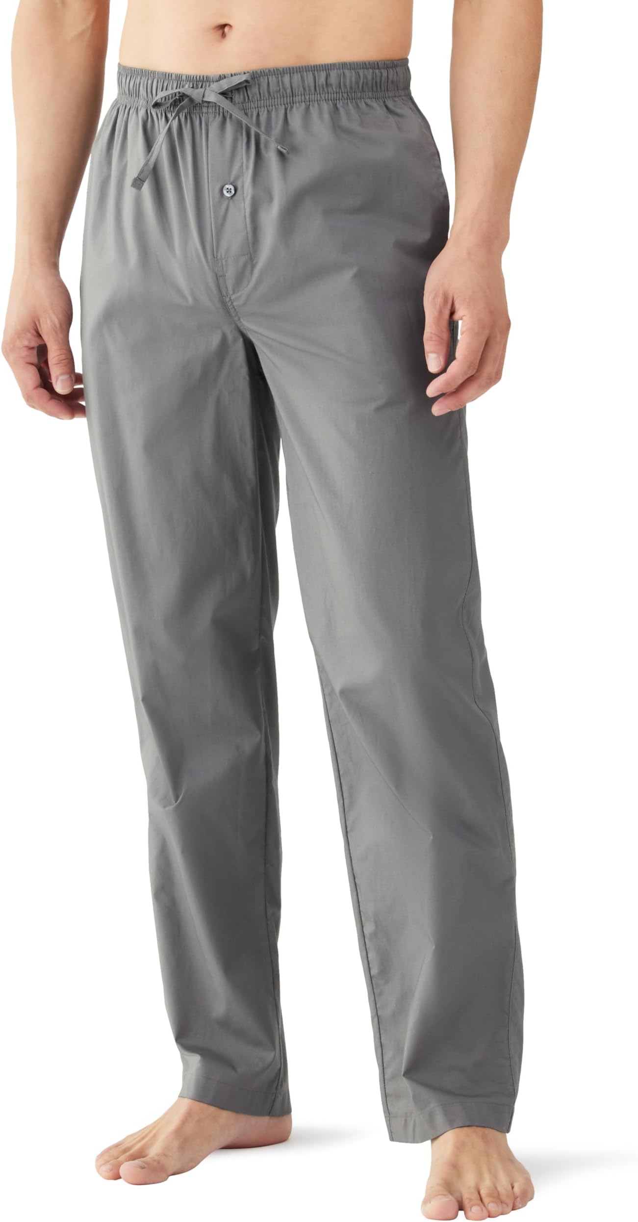 [Amazon Essentials] パジャマボトムス ポケット付き ウーブン ストレートフィット メンズ