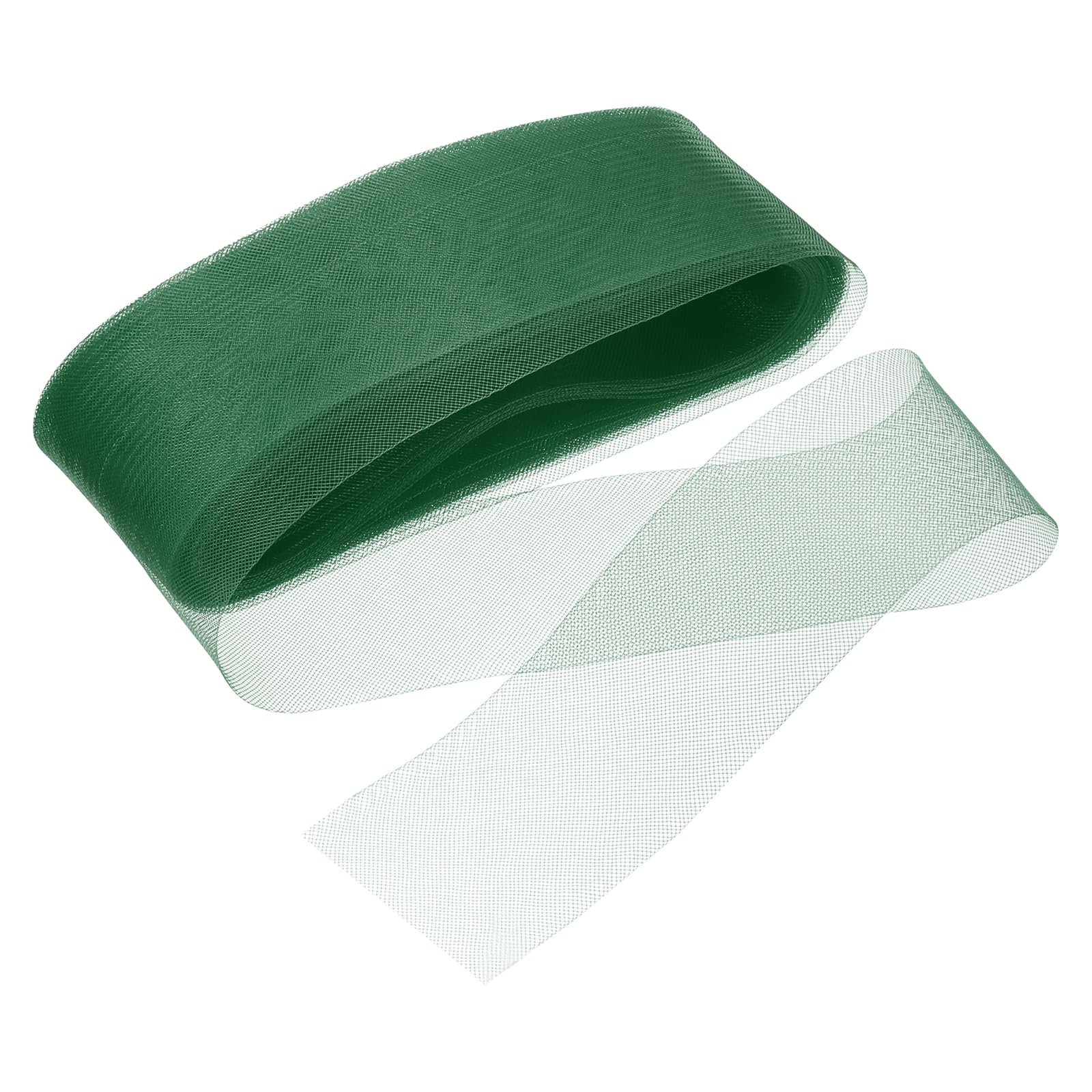 Tresse rigide en crin de 3 pouces vert pour couture de robe de mariée de soirée 25 yards