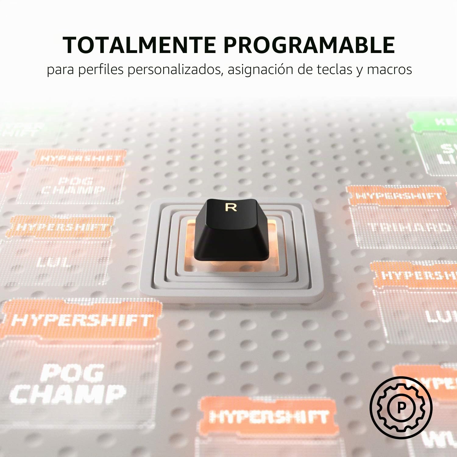 Razer Cynosa V2Teclado para juegos, Teclado Gaming de membrana, teclas multimedia, gestión de cables, totalmente programable, iluminación RGB Chroma, Teclado QWERTY Español