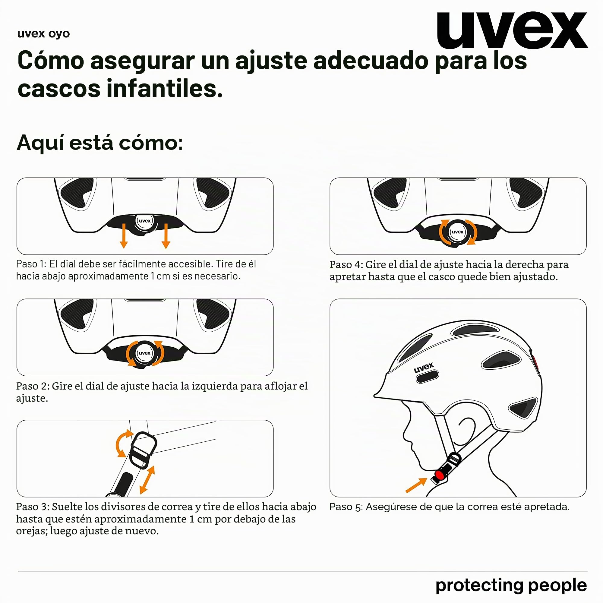 uvex OYO, Casco