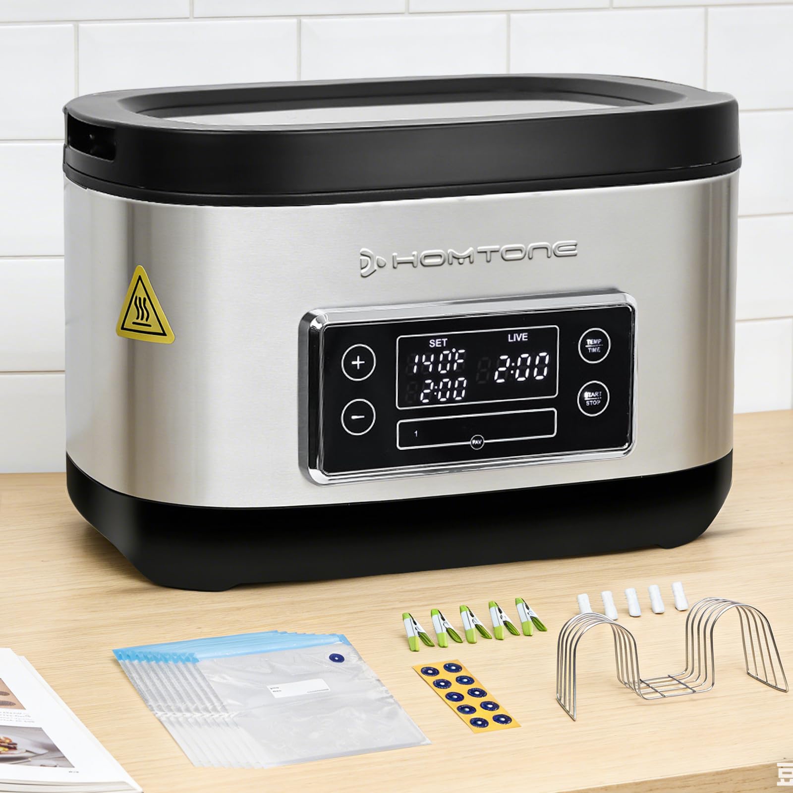 Amazon.com: Homtone 8 Quart Sous Vide Machine, Sous Vide Precision