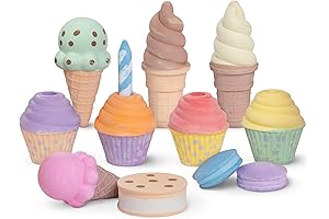 Melissa & Doug Bluey Ice Cream & Cake Chalk Set - Arts...
