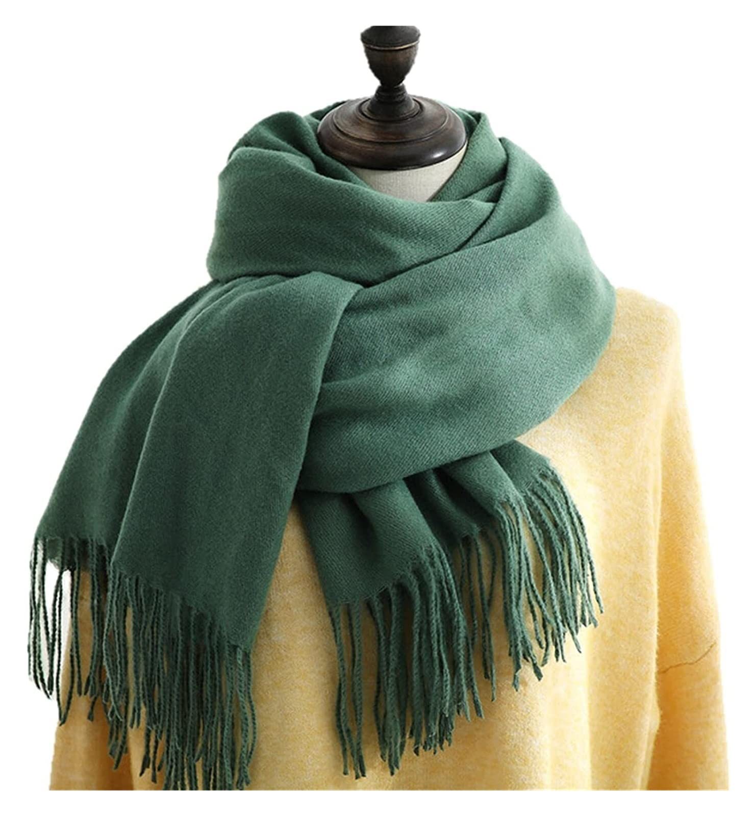 Weich Schal Schal Herbst Winter Für Frauen Warm Imitation Kaschmir Warmer Warmer Halstuch(S)
