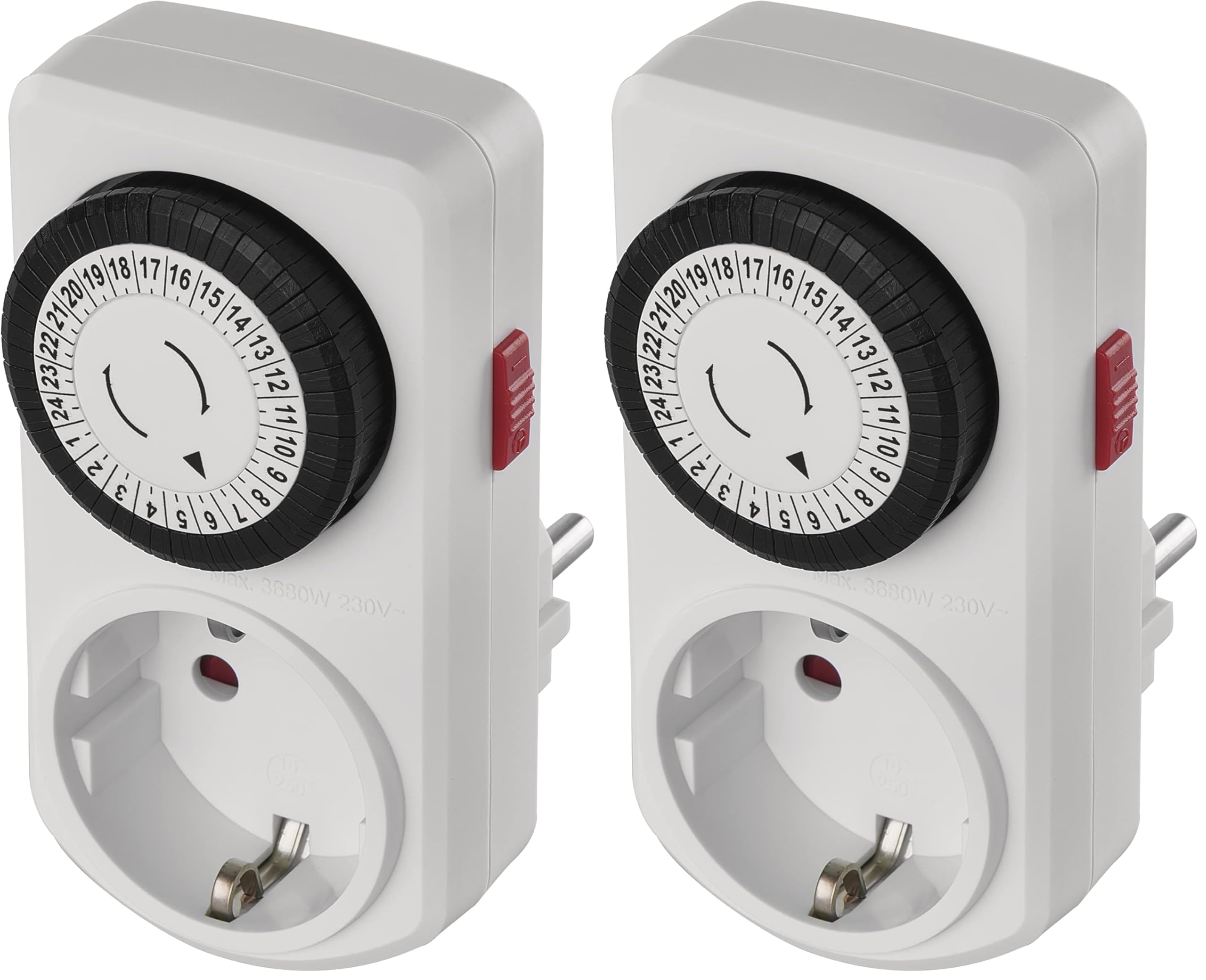 Minuterie mecanique Schuko EMOS contre le gaspillage prise programmable 24h