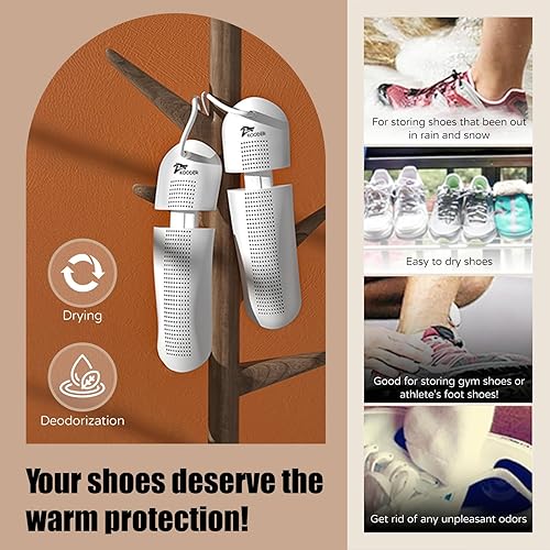 Miniatura 5 de KOODER Secadora de botas secadora de zapatos secadora de pies Elimina el mal olor y desinfecta los zapatos