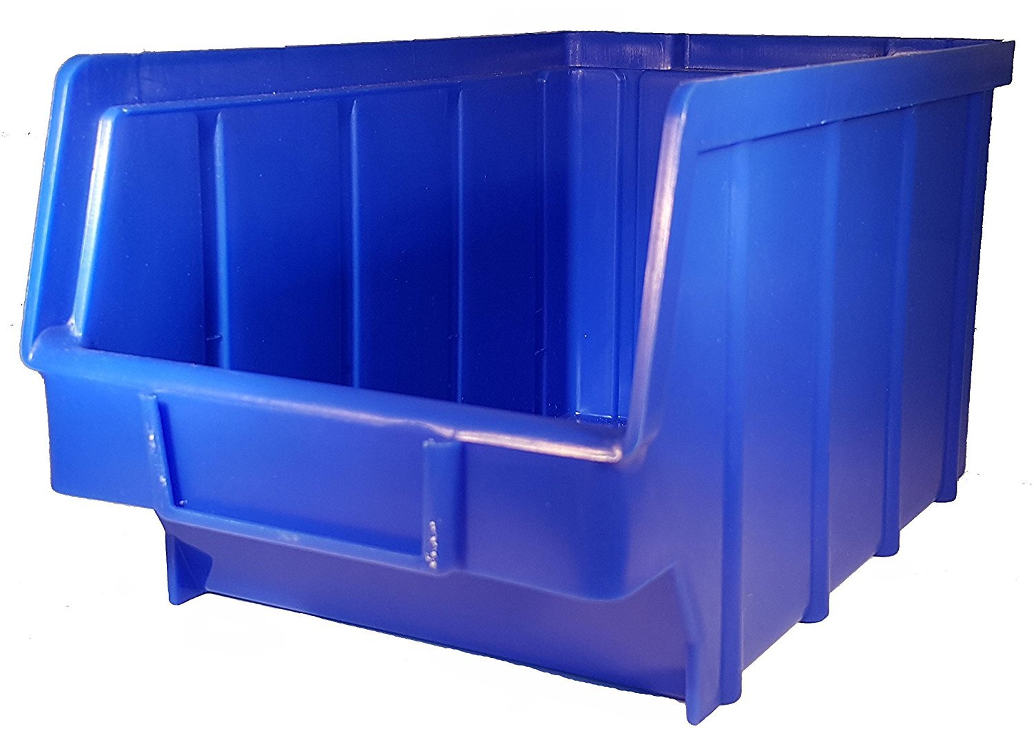 25 unidades Cajas – Color Azul – Tamaño 3 (145 x 248 x 127 mm) – Apilable/Visión estante de caja/caja/caja de almacenamiento