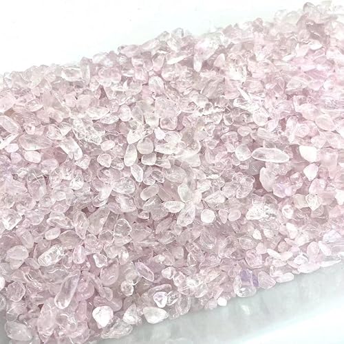 Miniatura 3 de 1000g Wholesale 5-7mm Tumbled Rose Quartz Polishing Stone Crystal Chips Gravel Spiritual Gifts