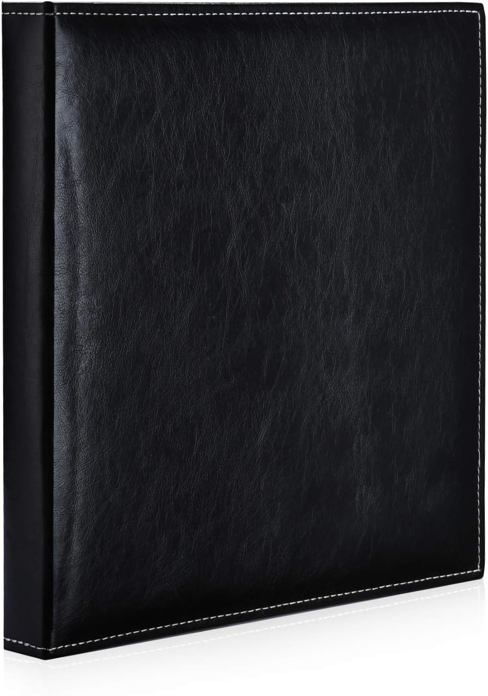 Self Adhesive Leather Photo Album - Large Picture Album with Sticky Pages, Magnetic Scrapbook for Wedding Family Anniversary Vacation Graduation Baby - 13 X 13.2 Inches