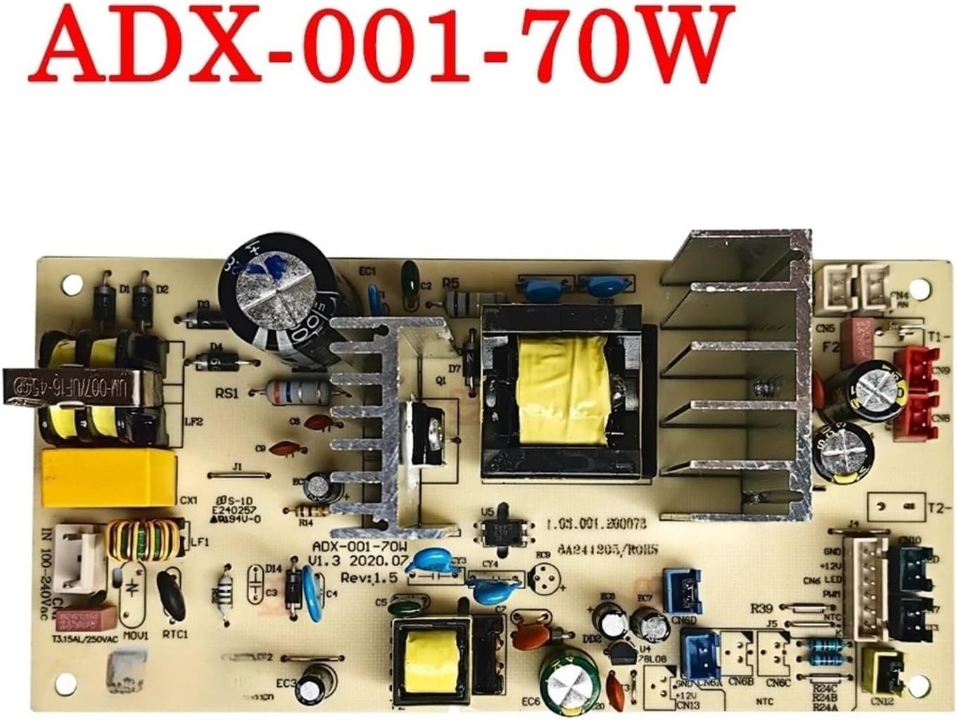 Wine Cabinet Power Board ADX-001-70W Power Supply Board Circuit Board Mainboard Accessory Cigar Cabinet Circuit Board