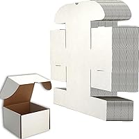 Vista 37 de Cajas de envío negras para pequeñas empresas, paquete de 20 cajas de cartón corrugado de 12 x 8 x 3 pulgadas para envío, embalaje, regalos