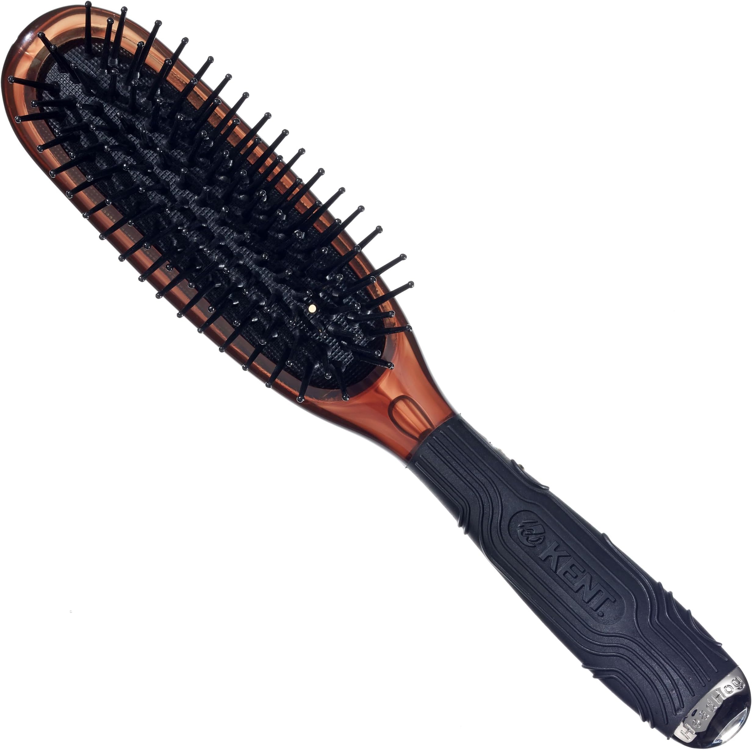Hog Range Head Hog Hair Brush – Flexible Bristles with Epoxy Ball Tips – Anti-Static, Scalp-Friendly Styling Brush – Unisex