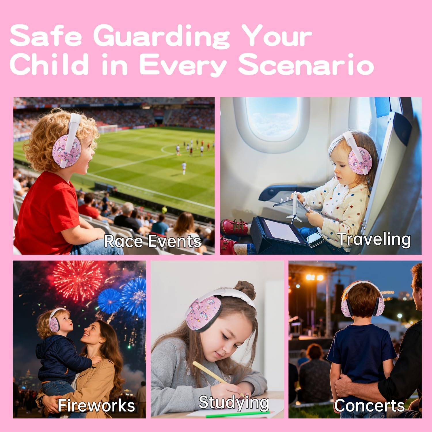 EARMOR Baby Ear Protection Earmuffs for Kids, SNR 22dB Noise Cancelling Headphones for Kids, Effectively Reduce Harmful Noise