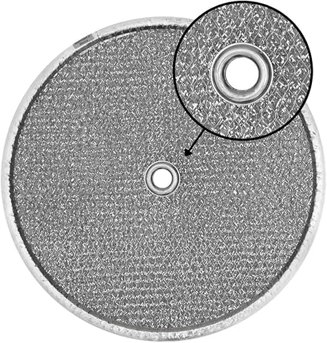 Miniatura 3 de Filtro de campana redonda de aluminio 90in x 04in con orificio central paquete de 2