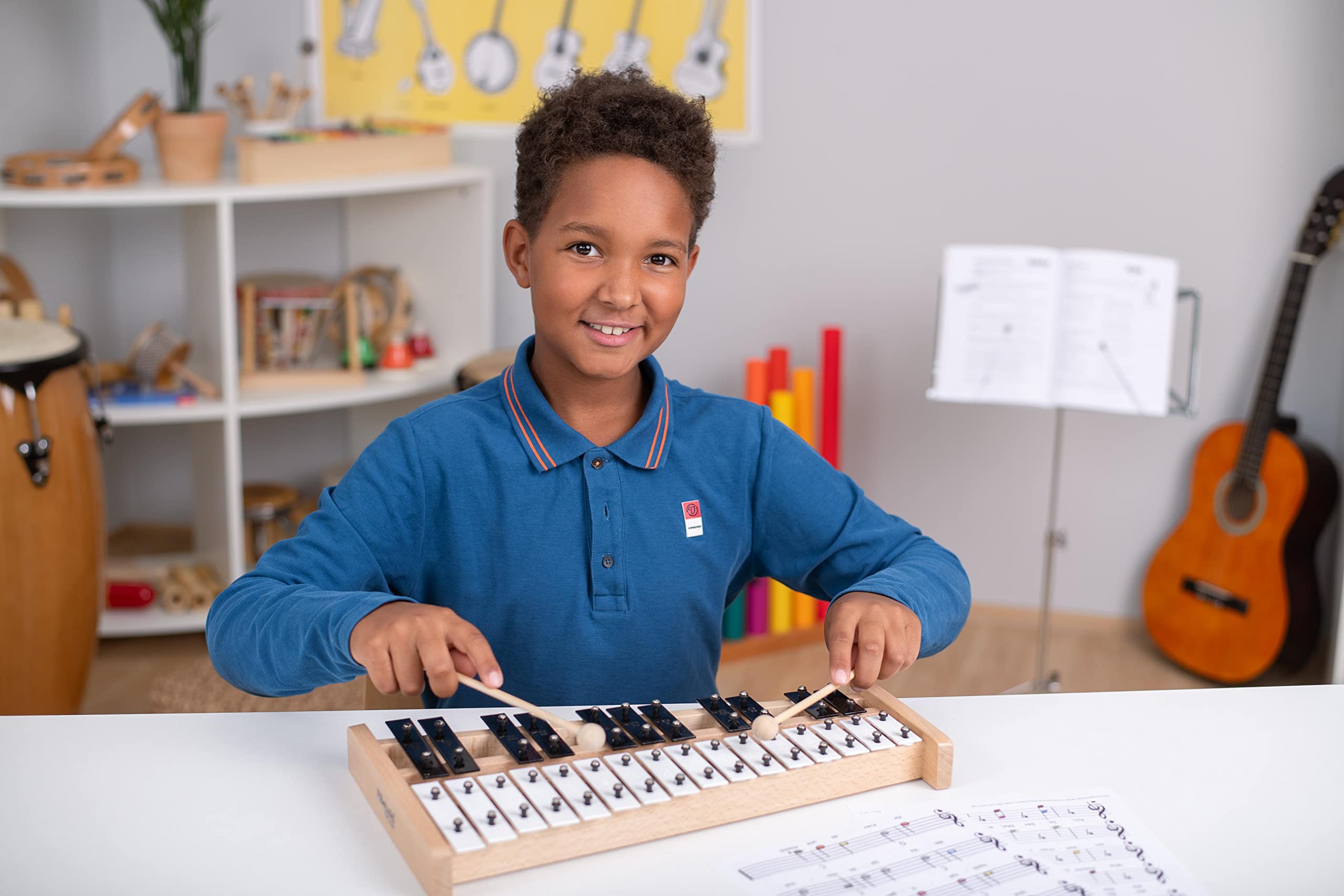 Betzold Musik - Glockenspiel chromatisch - Xylophon Klangstäbe Musik-Instrument