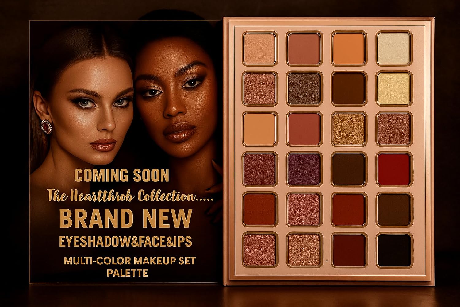 5 In 1 Makeup Book Palette Foldable, Portable, Long-Lasting | All-In-One Set With Contour, Blush, Highlighter & Eyeshadow | Universal Shades For All Skin Tones & Looks (Fashion Edition)