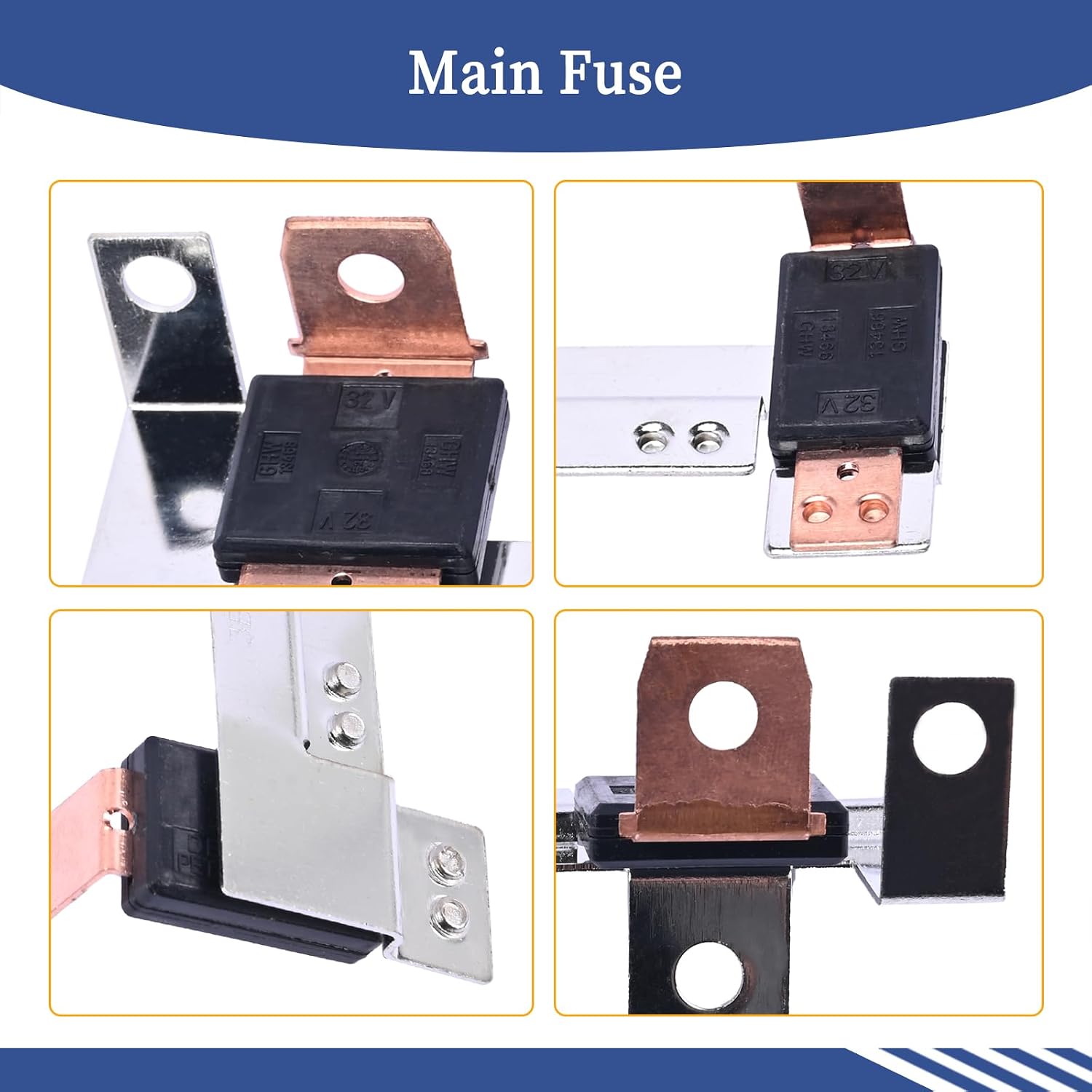 5C0937629F Main Fuse Compatible with Volkswagen Passat 2012 2013 2014 2015 2016 2017 2018 Beetle 2.5L L5 2012 2013 2014 Engine Compartment Fuse Replace 5C0-937-629-F