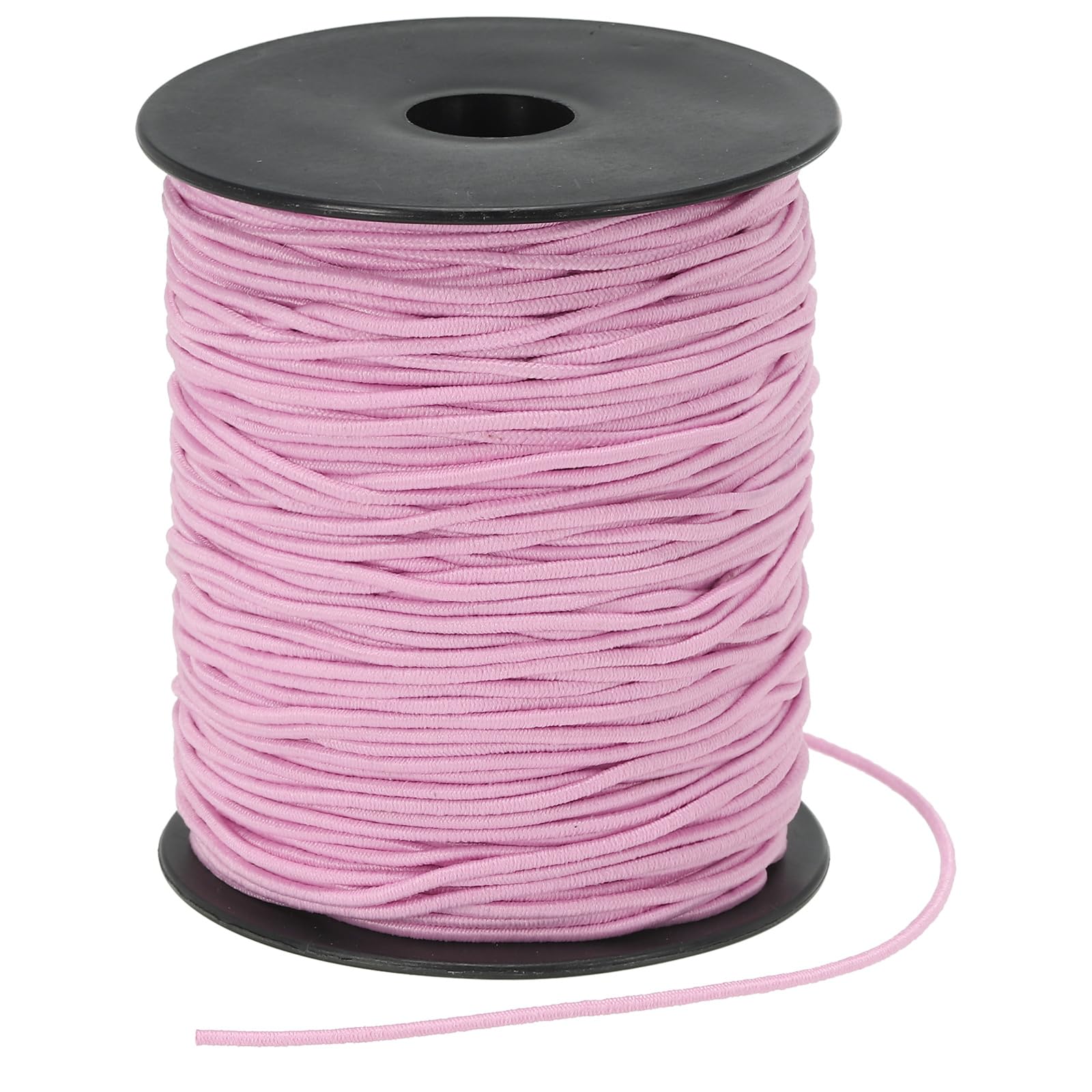 PATIKIL Stretchy String for Bracelets 109 Yards / 100m, 1.5mm Elastic Cord for Jewelry Making Necklaces, Beading and Crafts DIY, Pink