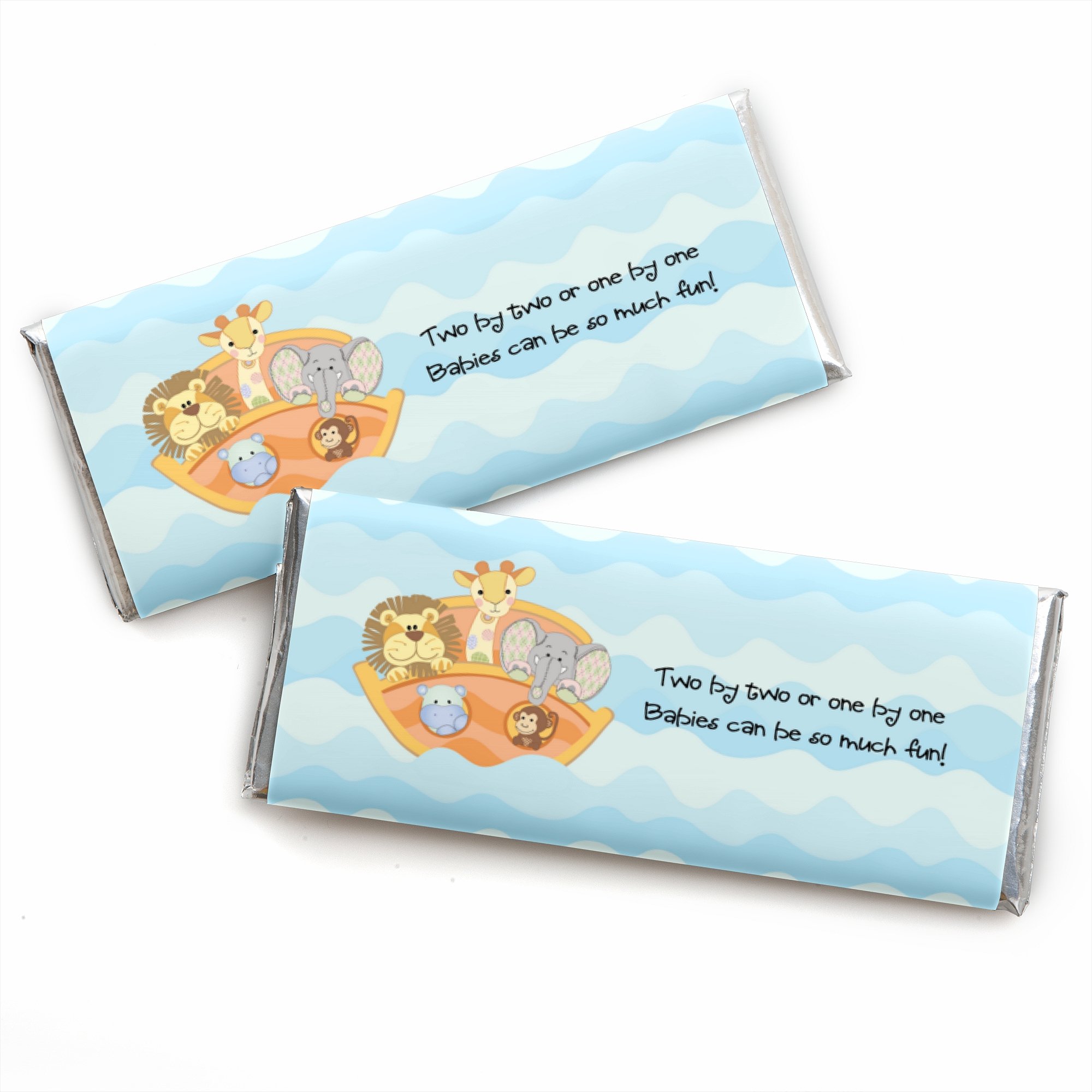 Noahs Ark Candy Bar Wrappers Baby Shower Favors Set 24 | Desertcart  Seychelles, image size:2000x2000