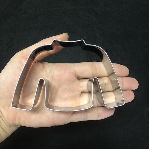 Miniatura 9 de Juego de 5 cortadores de galletas de Navidad de invierno, suéter feo, sombrero, manopla, copo de nieve, taza de café, fondant de galletas,