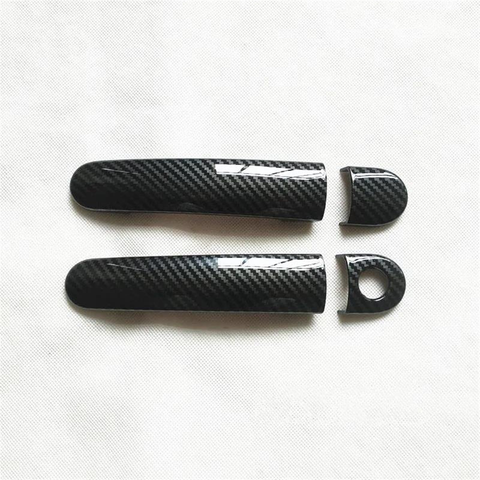 KJHOPY Car Door Handle Exterior Trim Cover Decoration ABS for SEAT for Ibiza 6J Mk4 6L Mk3 FR for Cupra 04-10 Exterior Door Handle(A)