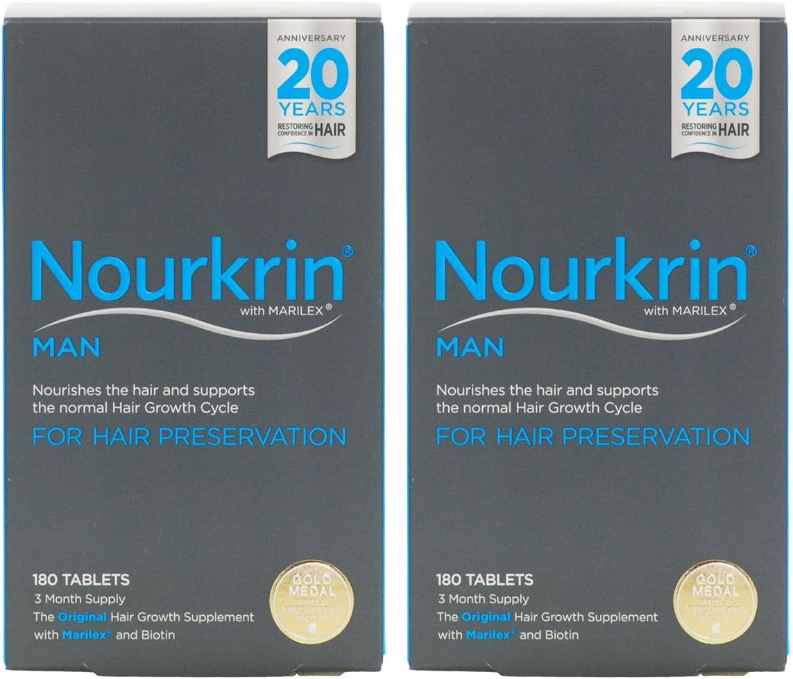 (2 Pack) - Nourkrin - Nourkrin Man 3 Month Supply | 180's | 2 Pack Bundle