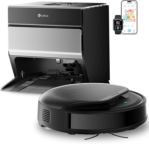 Lefant M5 MAX Robot Aspirador, Plateado