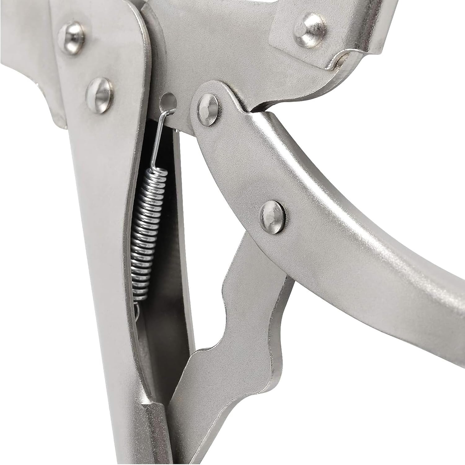 HOZEON 4 PCS 18 Inch C Clamp Welding Pliers with Swivel Pads, Heavy Duty Welding Clamp,Woodworking Clamps Set, Adjustable Nickel Plated C Pliers for Wood Working, Welding, Electrician Maintenance