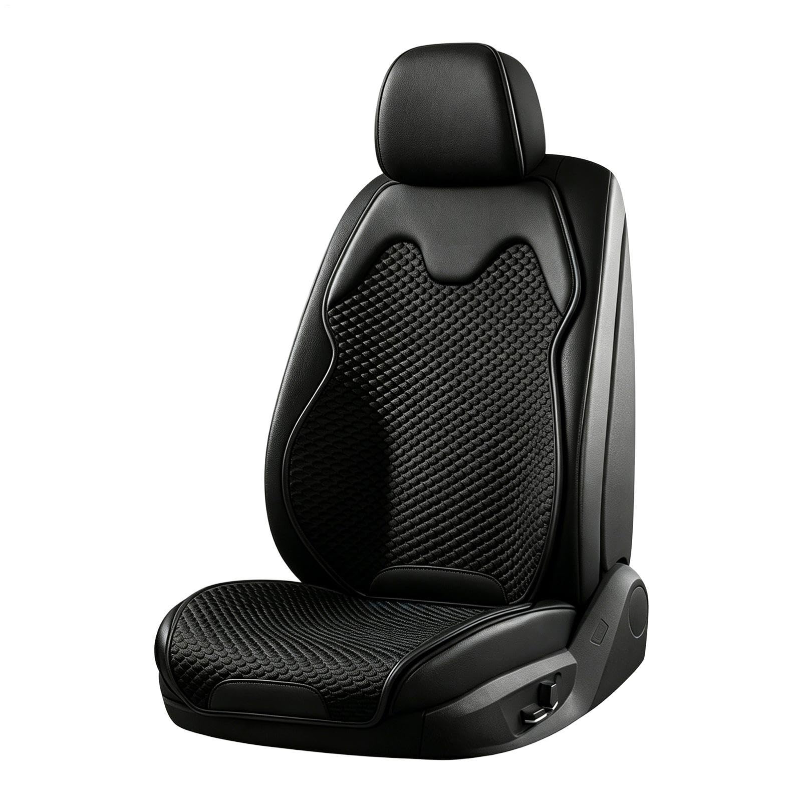 Cojín de asiento de vehículo impermeable y transpirable para conductor de coche y SUV 8