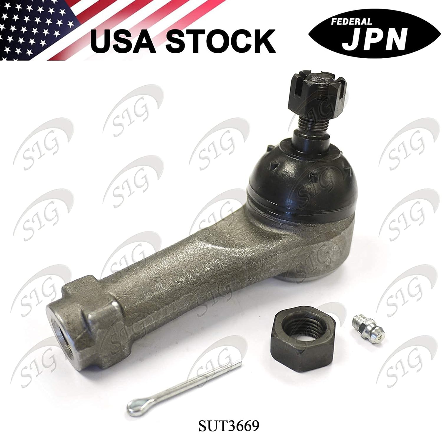 Front Left (Driver Side) or Right (Passenger Side) Outer Tie Rod End Compatible with Honda Model Odyssey (Replacement# 53540S0XA01, ES3669) - SUT3669
