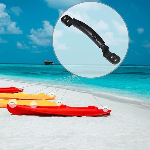 Miniatura 5 de Manijas de kayak, 4 piezas de mango de canoa para barco, kit de repuesto para kayaks, equipaje y maleta