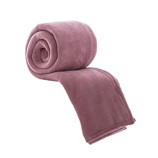 Manta Corttex Microfibra Casal (Rosa Antigo)