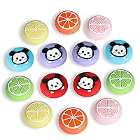 Vista 1 de 14 Packs Thumb Grip Caps, Joystick Cap for Nintendo Switch & Lite, Soft Silicone Cover Compatible Nintendo Joy-Con Controller