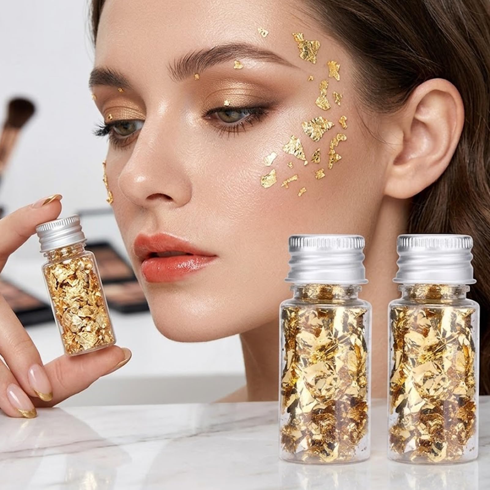 Gold Leaf Flakes for Cake & Drinks - Add Luxury! -3
