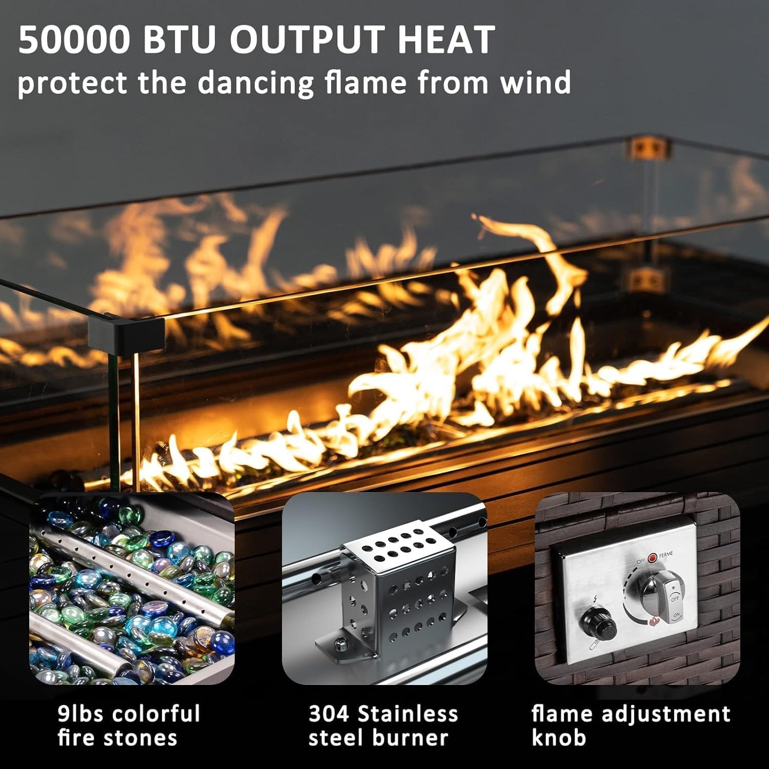 8 Pcs Patio Furniture Set Outdoor Furniture All-Weather PE Wicker Patio Outdoor Sectional Couch Conversation Set with Cushions, Red Rattan Sofas & Ottomans