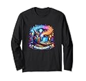 Casting Code Spells Programmer Game Design Wizard Long Sleeve T-Shirt