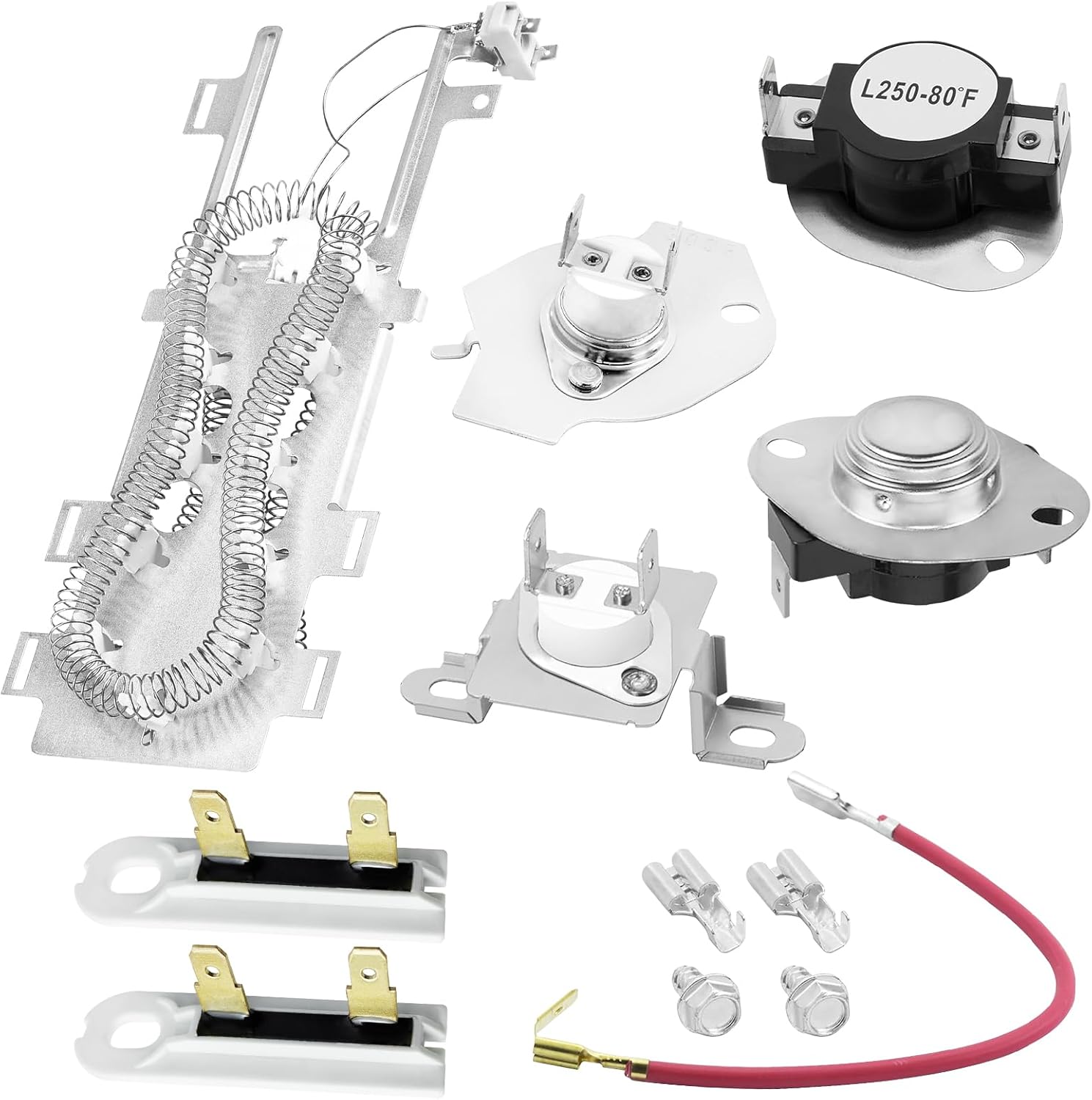 6931EL3003D Limit Thermostat & 6931EL3001E Thermostat & 6323EL2001B Thermistor Compatible with LG Dryers Replaces AP4440975, 1268366, 6931EL3003E, AH3530485, EA3530485, PS3530485