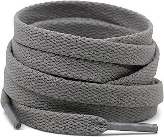 Sponsored Ad - DELELE 2 Pair Flat Shoe laces 5/16" Wide Shoelaces for Athletic Running Sneakers Shoes Boot Strings