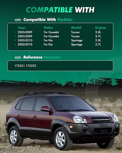 Vista 245 de SCITOO Puntales delanteros completos de resorte para Mercedes-Benz C230 08-09, para Mercedes-Benz C250 10-11, Mercedes-Benz C300 08-11