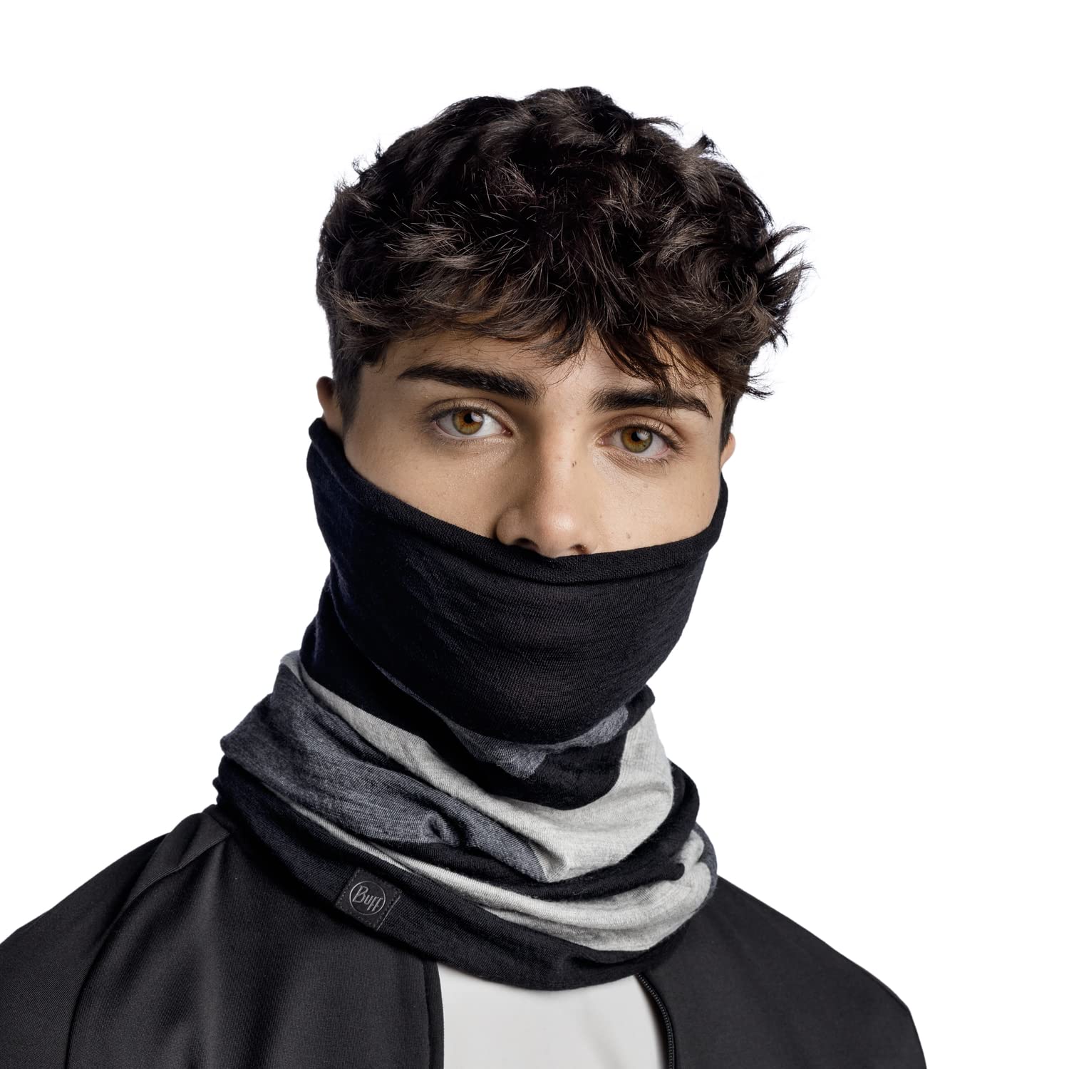 Buff Graphite Merino Wollmütze Lightweight