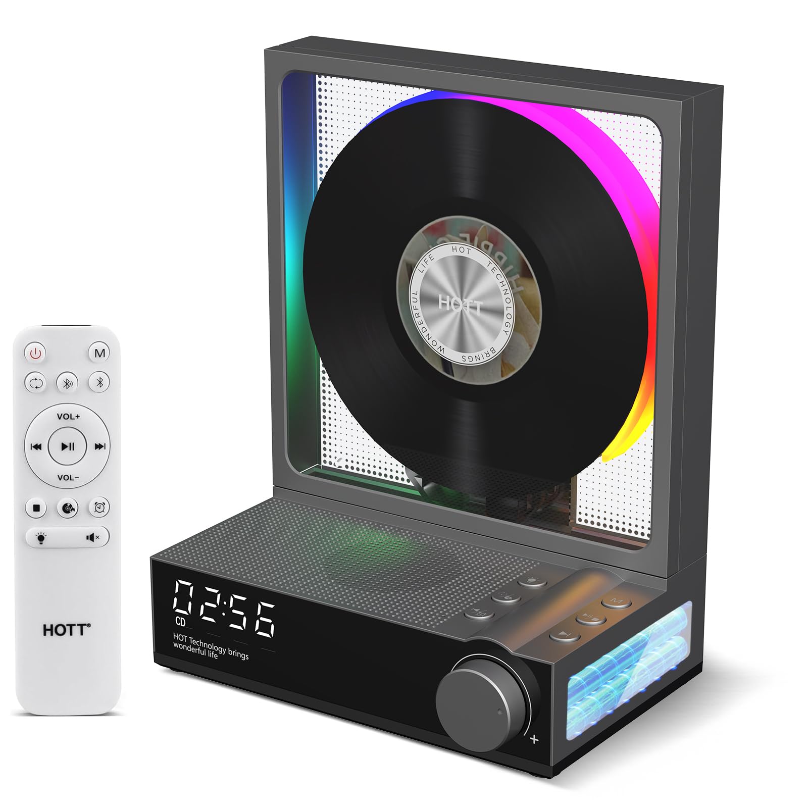 Amazon.com: HOTT C229 Desktop Portable CD Player with Bluetooth