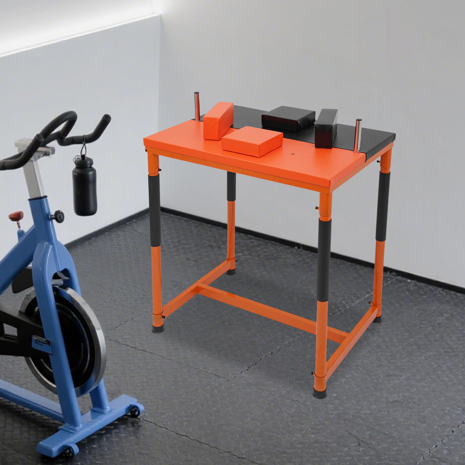 90x65x100cm Armdrücken Tisch Professioneller Handgelenkstisch mit Ellbogenschützer und Gewinnerpolster für Privathaushalte Sportarenen Fitnessstudios Freizeiträume usw