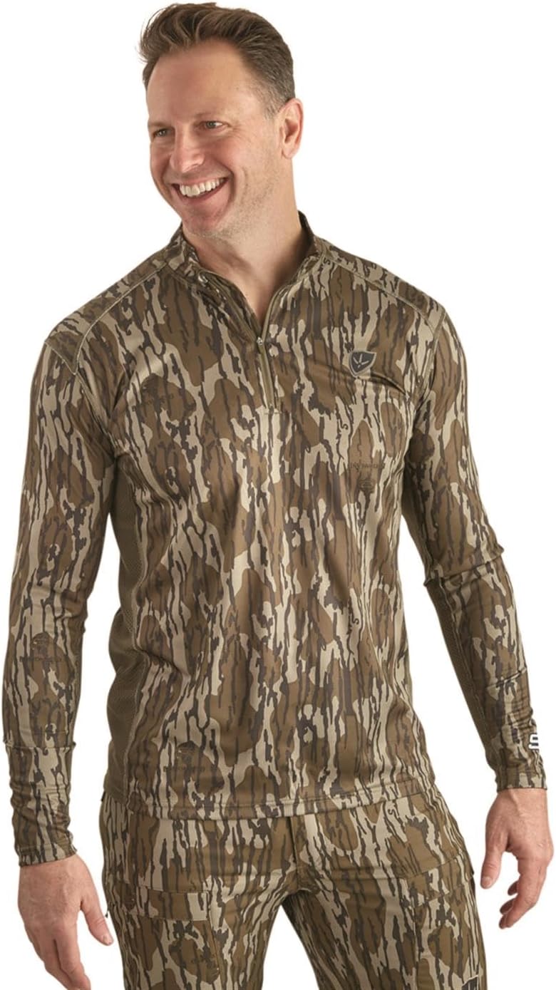 Finisher Turkey Hunting 1/4 Zip Moisture Wicking Performance Long Sleeve Shirt