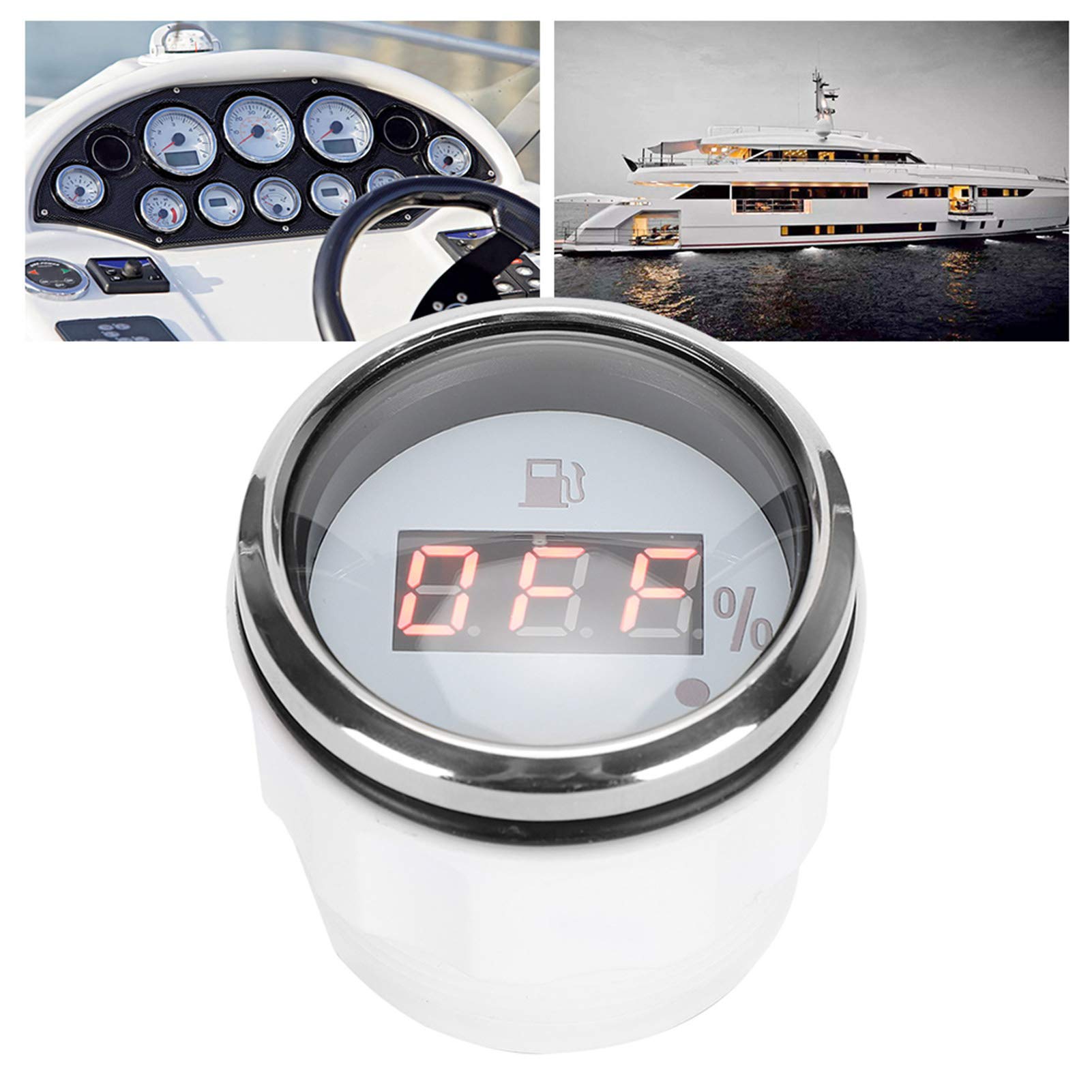 Indicatore Livello Carburante Digitale 2 Pollici - Per Auto E Barche, Allarme LED - Foto 12