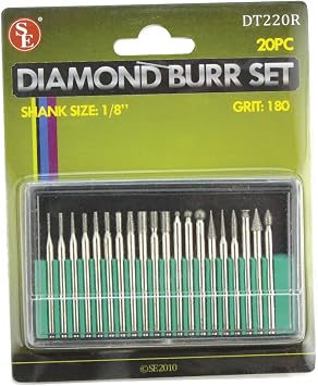 SE Diamond Burr Set (20 PC.) - DT220R