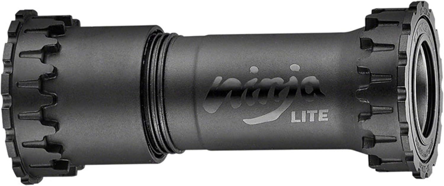 Token Ninja Lite BB4124PR GXP Thread Together BB86/89.5/92 Bottom Bracket, Black